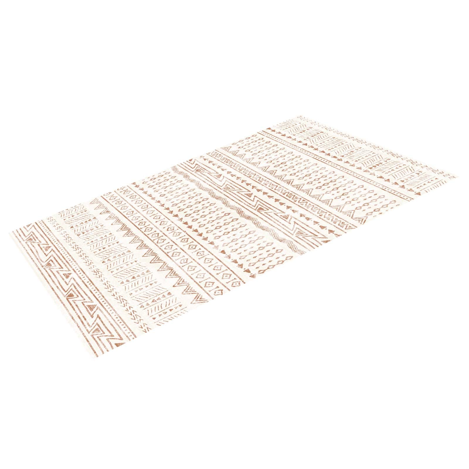Large Area Rug 5 X 7 Ft Anti-Skid And Tear-Resistant Floor Mat Modern Beige_maomaolike.com